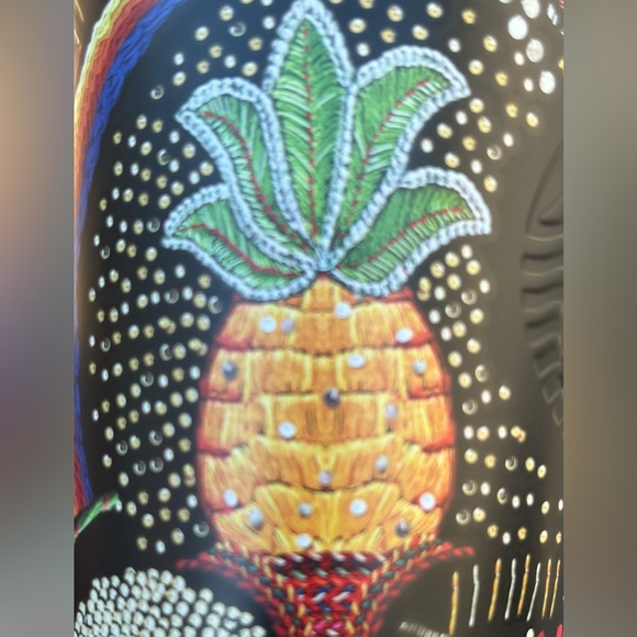 Starbucks x FARM Rio NWT Travel Tumbler Black Rainbow Brazil 24 Ounces - Picture 4 of 5